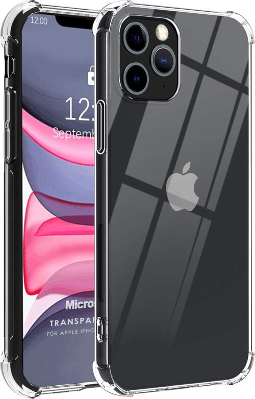 Apple iPhone 12 Pro Max Kılıf Shock Absorbing Şeffaf