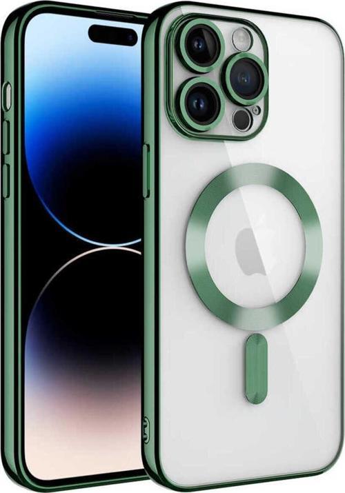 Apple iPhone 15 PRO MAX Kılıf Kamera Lens Korumalı Renkli Magsafe Şeffaf Silikon