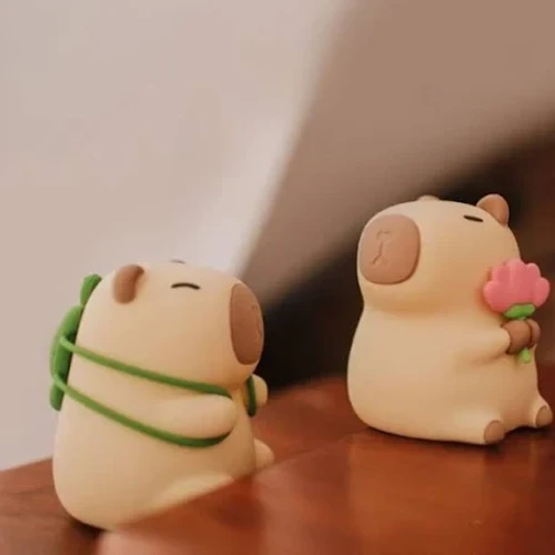 Capybara Night Light – Sevimli ve Yumuşak Işıklı Gece Lambası CL-1617