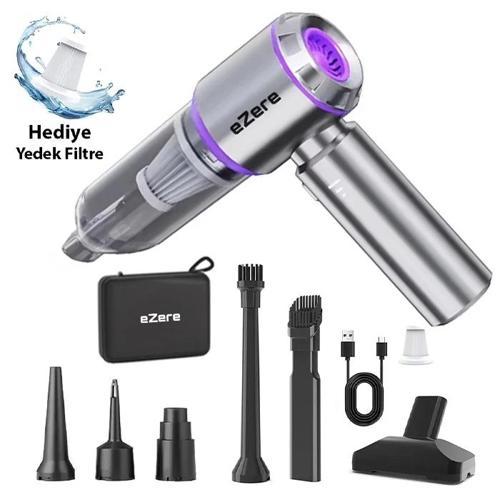 16000pa Güçlü Portatif Taşınabilir Vakumlu Kablosuz Üflemeli Mini Araç Süpürgesi