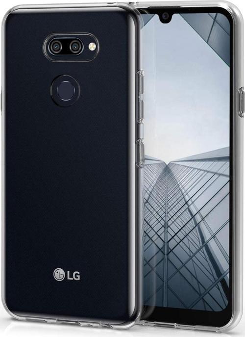 LG K40s Kılıf Transparent Soft Beyaz