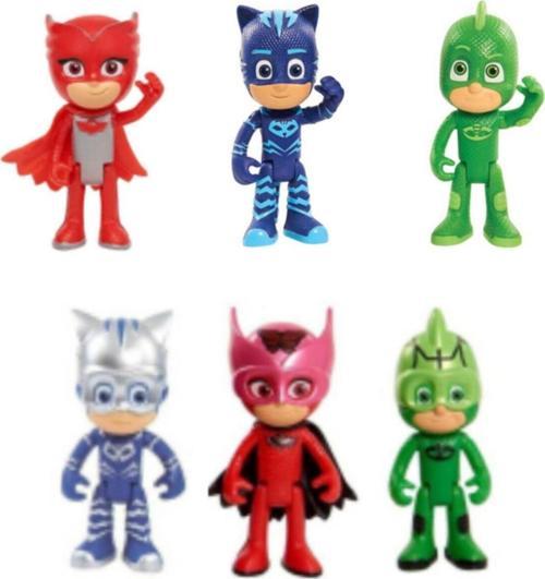 Pijamaskeliler Pj Masks 8 Li Maskeli Maskesiz Pjmasks Kaliteli Figürler Orjinal Kalitesinde