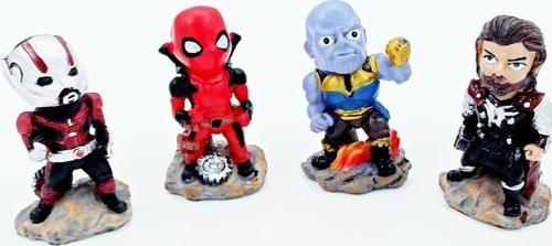 Avengers Thanos, Deadpool, Thor, Ant Man 4 Lü Porselen Figür Özel Yapım