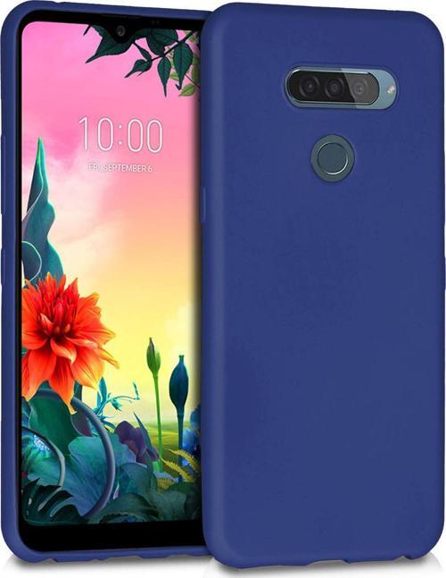 Matte Silicone LG K50s Kılıf Lacivert