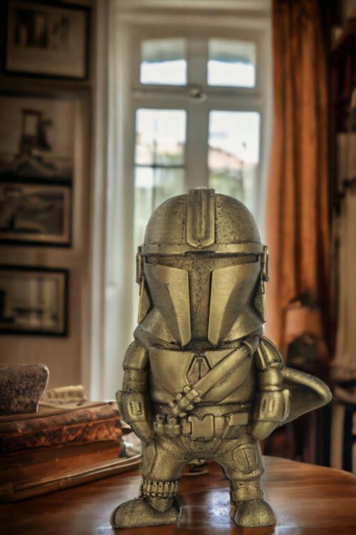 Biblo Dekoratif Heykel Savaşçı Biblosu Siyah Model 4