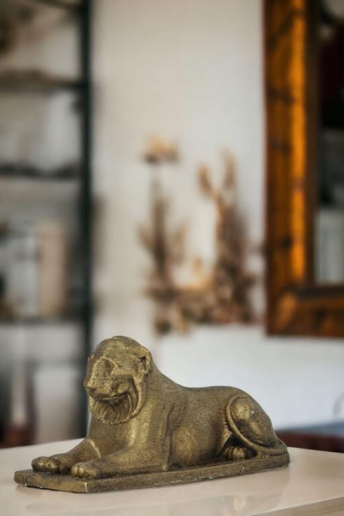 Biblo Dekoratif Heykel Aslan Biblosu Siyah Model 1