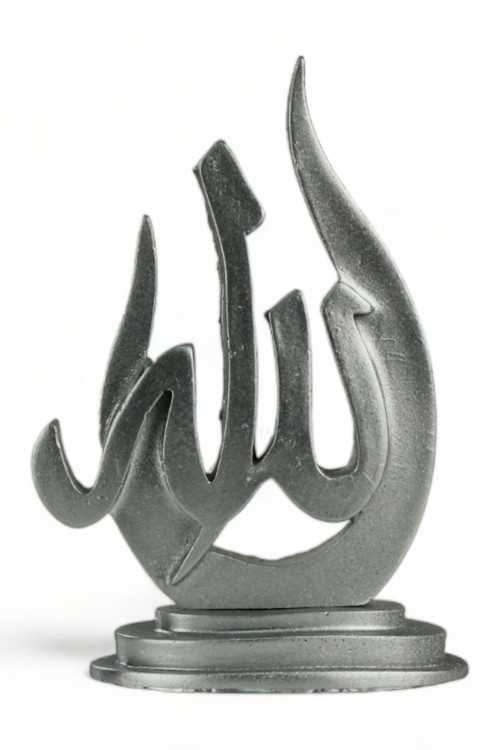 Allah Muhammed Biblo Allah Lafzı Dekoratif Obje Biblo Allah Yazılı Biblo Model 3