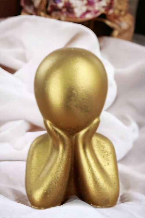 Biblo Heykel Çocuk Silüeti Küçük Boy Beyaz Model 13