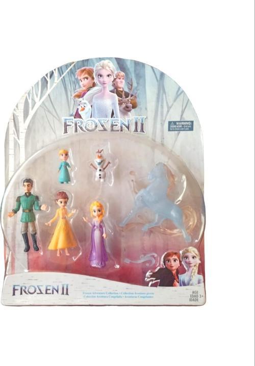 Frozen Karakterleri Anna Elsa Oyuncakları Karlar Ülkesi Toplam 6 Karakterli Set