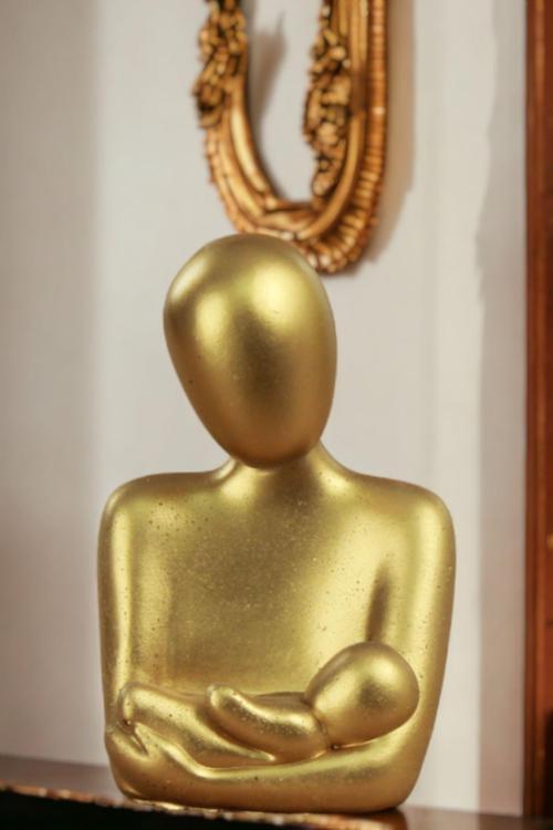 Biblo Heykel Anne Bebek Beyaz Model 10