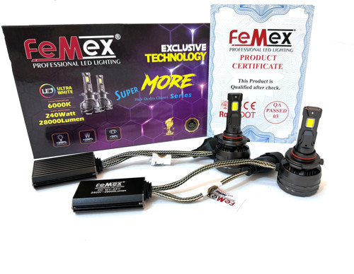 Super More Csp SUPERIOR ETI Chipset HB3 9005 Radyatör Soğutmalı ExtRa PerFormans Led Xenon