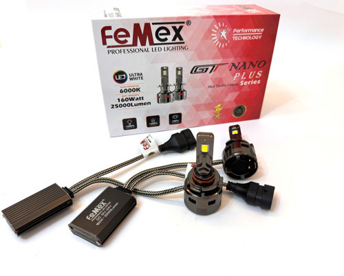 GT Nano Plus Csp LUMILED ROYAL Chipset Radyatör Soğutmalı HIR 9012 Led Xenon Led Headlight