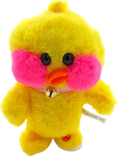 Lalafanfan Duck Sevimli Ördek Konuşanı Tekrarlayan Dans Eden Müzikli Şarjlı Peluş Ördek 20Cm. Sarı
