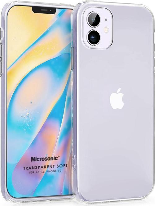Apple iPhone 12 Mini Kılıf Transparent Soft Beyaz