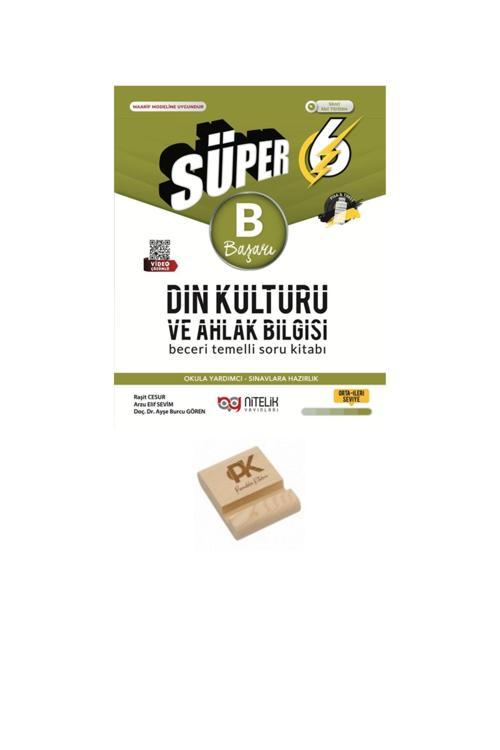 Nitelik 6. Sınıf Süper B Serisi Din Kültürü ve Ahlak Bilgisi Soru Bsankası + Telefon Standı