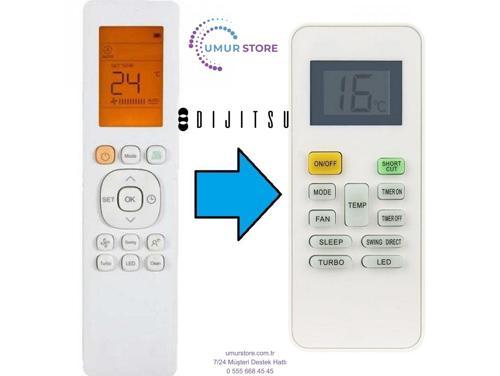Dijitsu Klima Kumandası