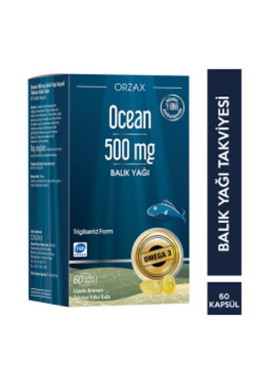 Ocean Omega 3 500 Mg Saf Balık Yağı 60 Kapsül ( 1 ADET )