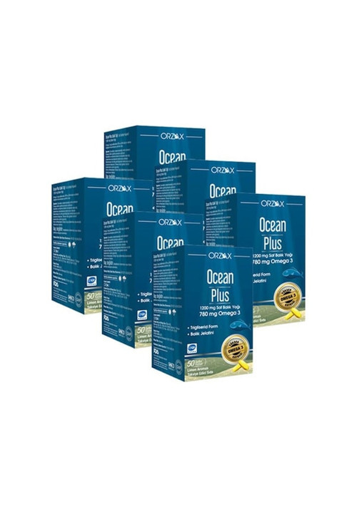 Ocean Plus 1200 Mg Omega3 Balık Yağı 50 Kapsül X 6 Adet