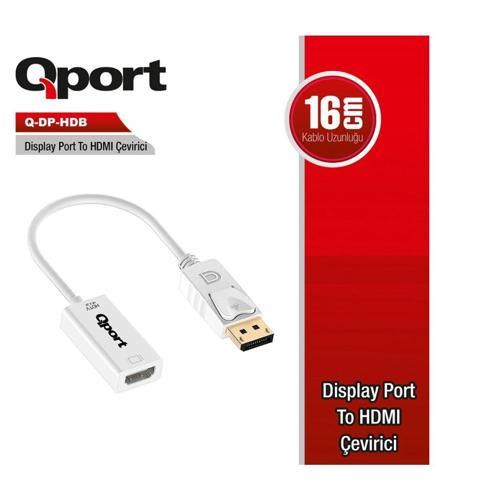 QPORT DISPLAY to HDMI ÇEVİRİCİ (Q-DP-HDB)