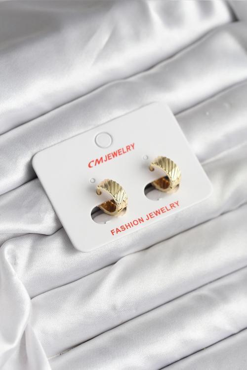 14K Gold Renk Kaplama CM Kadın Küpe - EBJ251201W38659