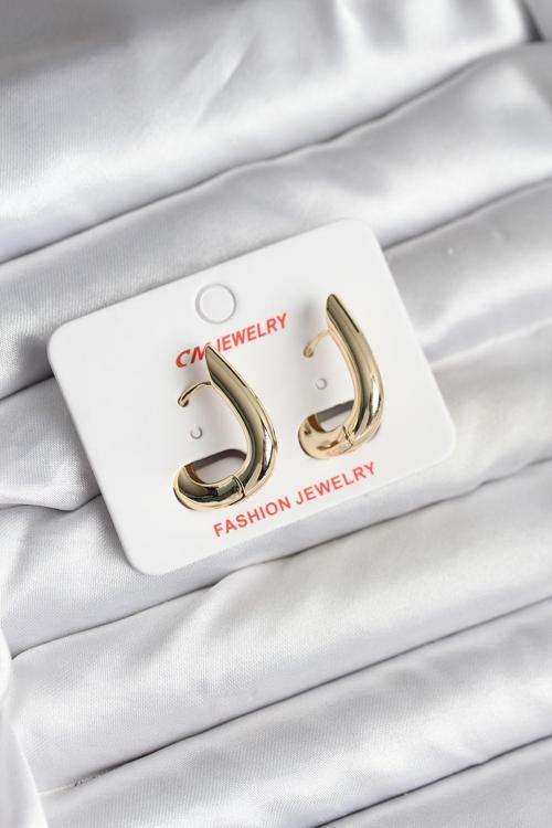 14K Gold Renk Kaplama CM Kadın Küpe - EBJ251201W38670