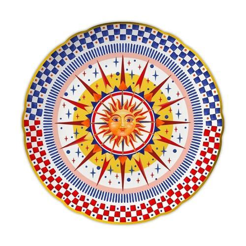 Dolce Vita Güneş Desenli Servis Tabağı 32 Cm