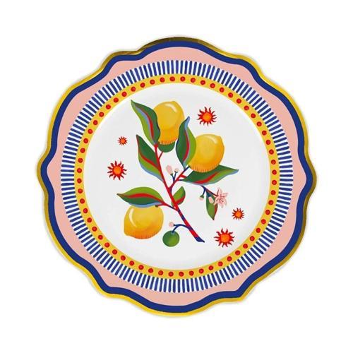Dolce Vita Limon Desenli Yemek Tabağı 27 Cm