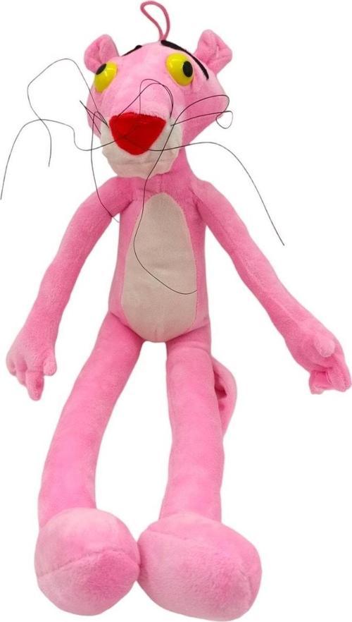 Panter Büyük Boy Sevimli Pembe Panter Peluş 55Cm.