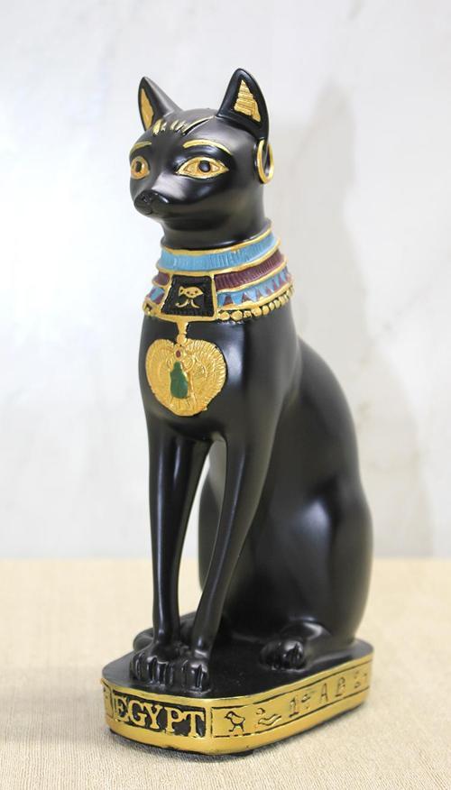 Büro Ev Ofis Hediyesi için Maksi Mısır Kedisi Polyester Aksesuar