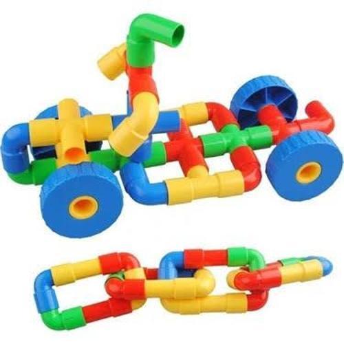 Büro Ev Ofis Çocuk Hediyesi için 72PARÇA Tako Boru Oyunu