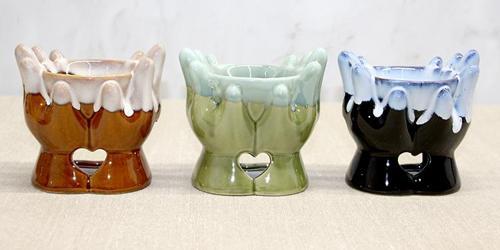 Büro Ev Ofis Hediyesi için El Model Seramik Buhurdanlık