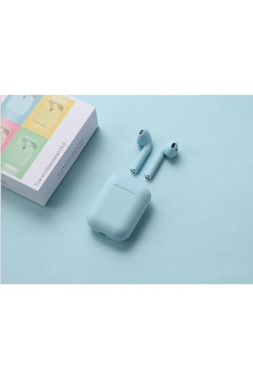 Inpods Tws 12 Dokunmatik Bluetooth Kulaklık V 5.0 Mavi