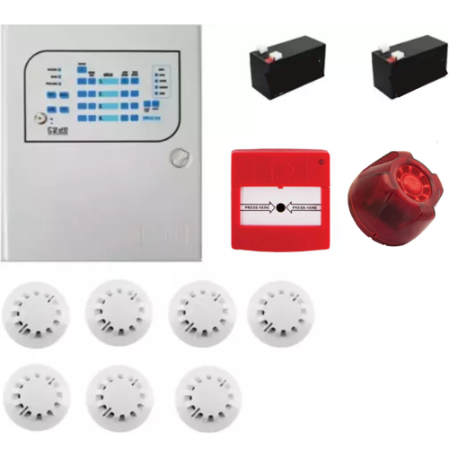 sec Konvansiyonel Sistem Yangın Alarm Seti 7 Li