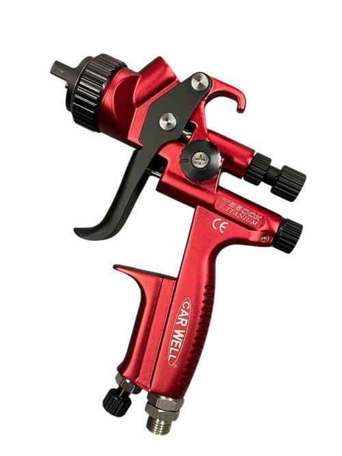 TİTANİUM T5500XRP 1.3MM ÜST DEPO BOYA TABANCASI KIRMIZI