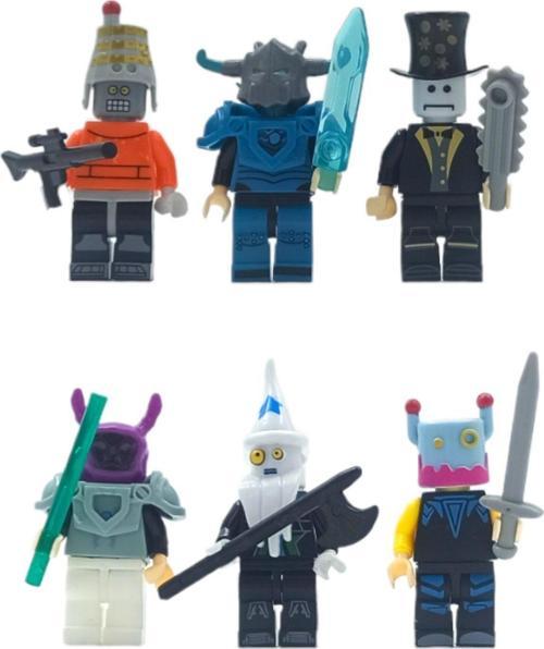 Roblox'Un Büyülü Dünyası Legolarla Buluşuyor: 6'Lı Roblox Figür Seti 5Cm.