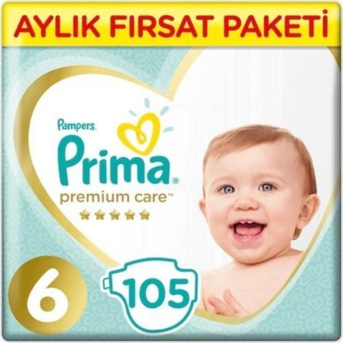 Bebek Bezi Premium Care 6 Beden No Junior 105 Adet