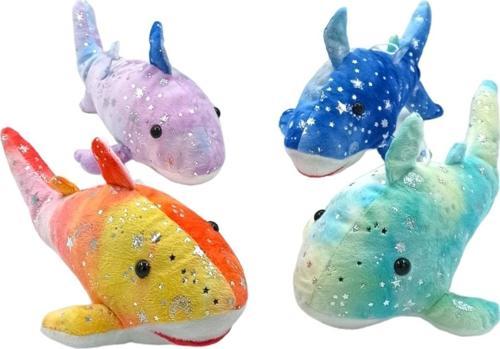 Sevimli Peluş Köpekbalığı 29Cm. Göz Alcı Renklerde Oyuncak Köpek Balığı