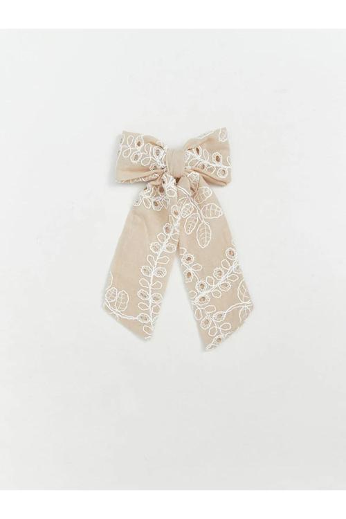 Fiyonk Otomatik Mekanizmalı Brode Nakışlı Toka