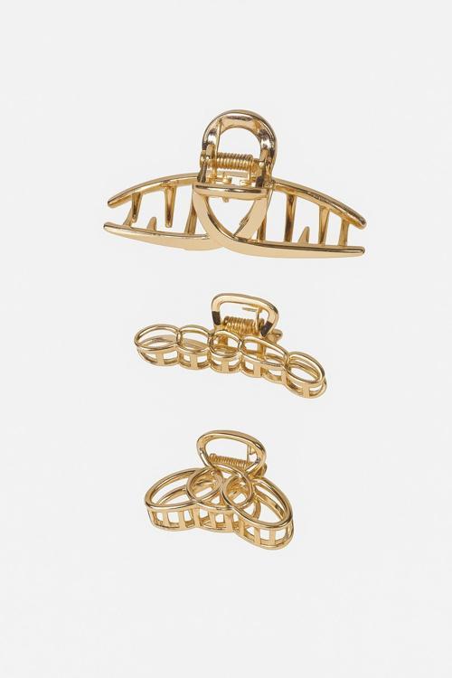 3Pcs Mını Metal Saç Tokası