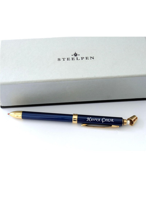 İsme Özel 3 Fonksiyonlu Steel Pen Metal Kalem