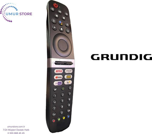 Grundig 55 GGU 7900 B 4K OLED Uyumlu Mikrofonlu Televizyon Kumandası