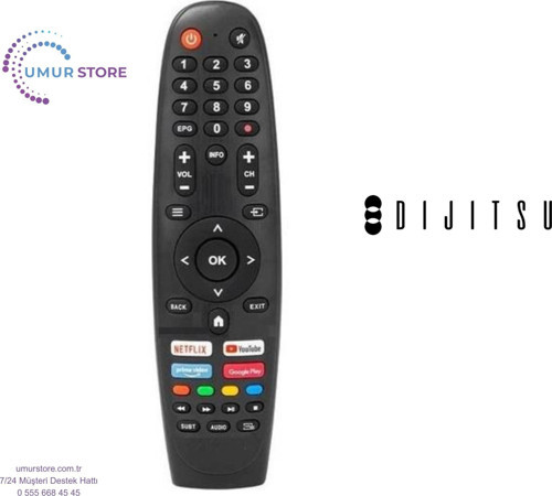 Dijitsu 75DS9800 Android Televizyon Kumandası