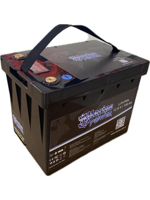 Power Lityum LiFePO4 12V/100Ah Monitörlü Akü (A+ 6000 Cycle)