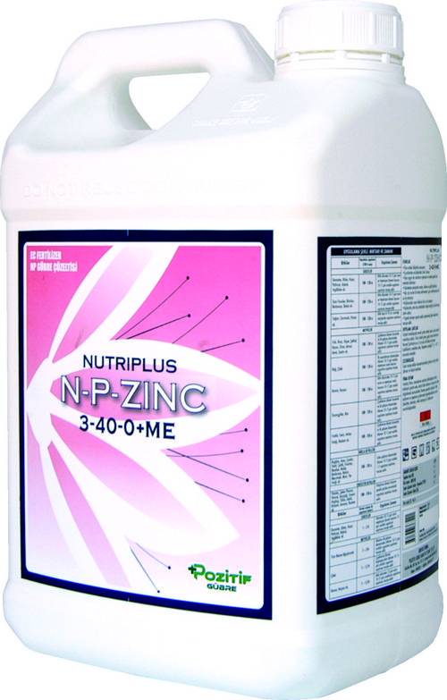 Nutrıplus N-p Zinc 3-40-0 Azot Fosforlu Çinko Içerikli Sıvı Gübre Çiçeklendirici 10 Litre