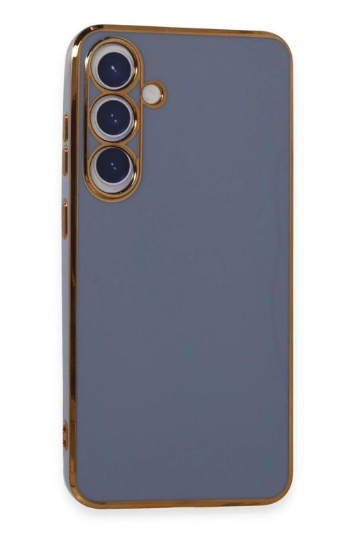 Samsung Galaxy S24 Kılıf Volet Silikon - Mavi-(5796)