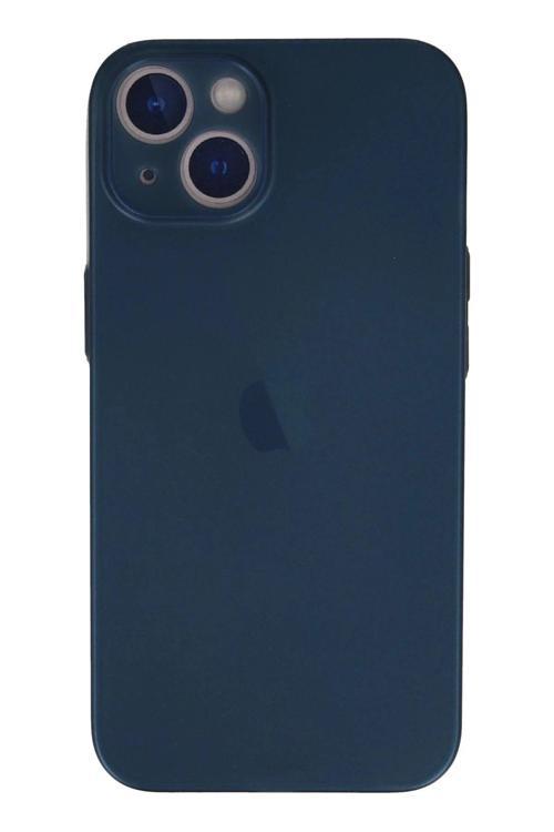 iPhone 13 Mini Kılıf PP Ultra İnce Kapak - Mavi-(5796)
