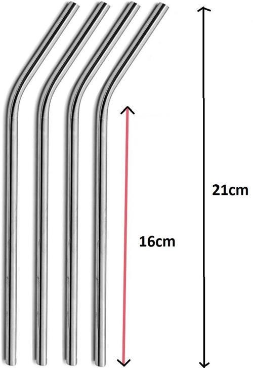Paslanmaz Çelik Pipet Seti (5 Parça)