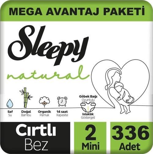 Natural Bebek Bezi Mega Avantaj Paketi 2 Numara 3 - 6 Kg 336 Adet