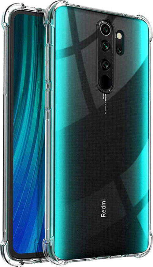 Shock Absorbing Kılıf Xiaomi Redmi Note 8 Pro Şeffaf