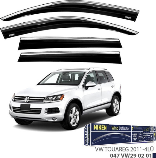 Volkswagen Touareg Niken Kromlu Cam Rüzgarlığı 4lü 2011 ve Üstü